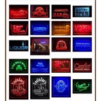 7 Colors & 2 Sizes Custom Signs LED Signs Neon Signs Edge Lit Design Your Own   131814680270